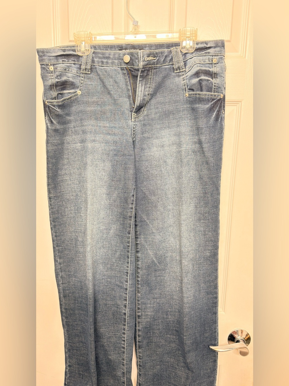 Blue Spice Light Blue Wide Leg Jeans
